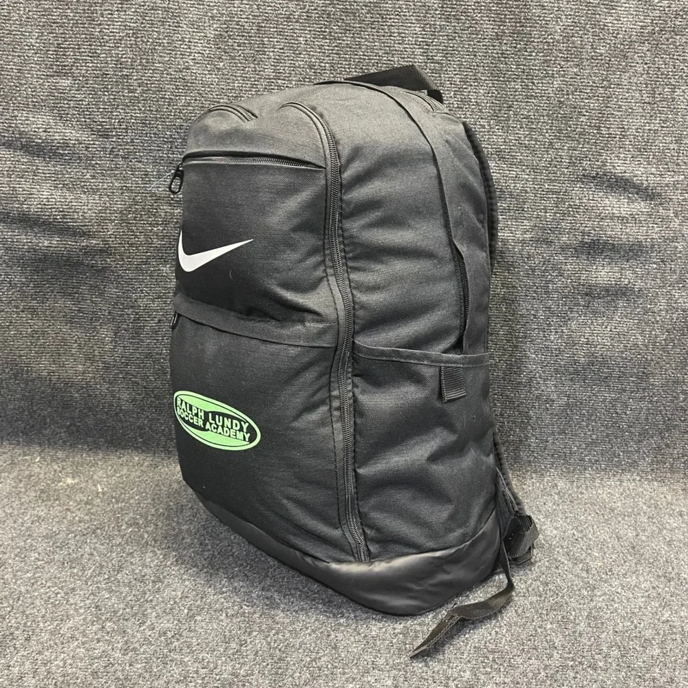 Nike BA5892-010 Unisex Large Black Soccer Backpack Ralph Lundy‎ Academy